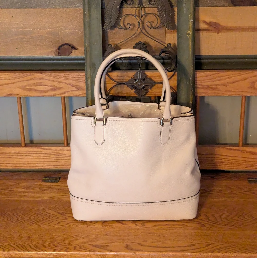 Kate Spade Beige McCall Street Jenner Tote Bag